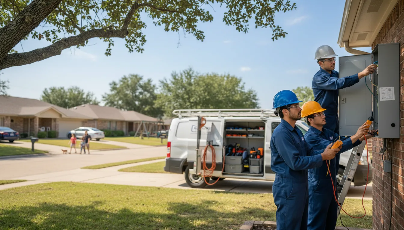 Certified electrician providing emergency electrical services in Greenwood, WI
